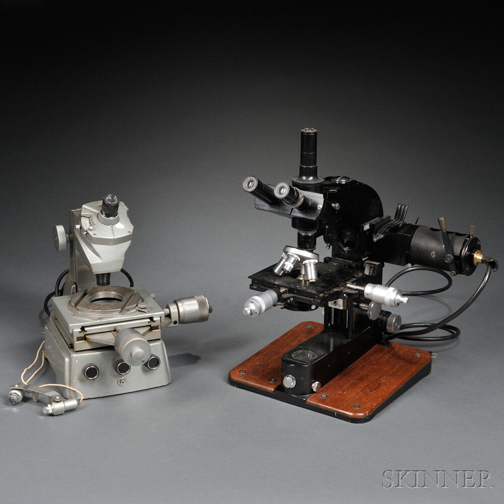 Appraisal: Compound Microscope by Cooke Troughton Simms and a Toolmaker's Microscope