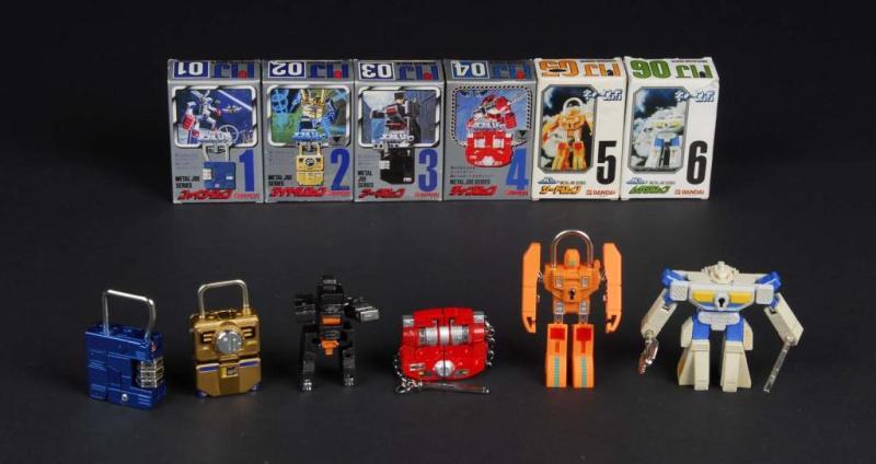 Appraisal: Lot of Metal Joe Series Robots Description Japanese Made by