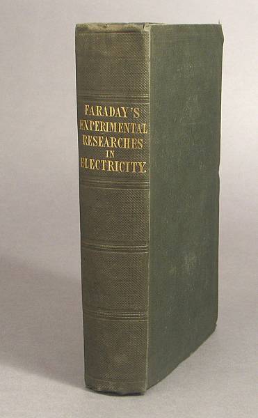 Appraisal: FARADAY MICHAEL - Experimental Researches in Electricity London Richard and