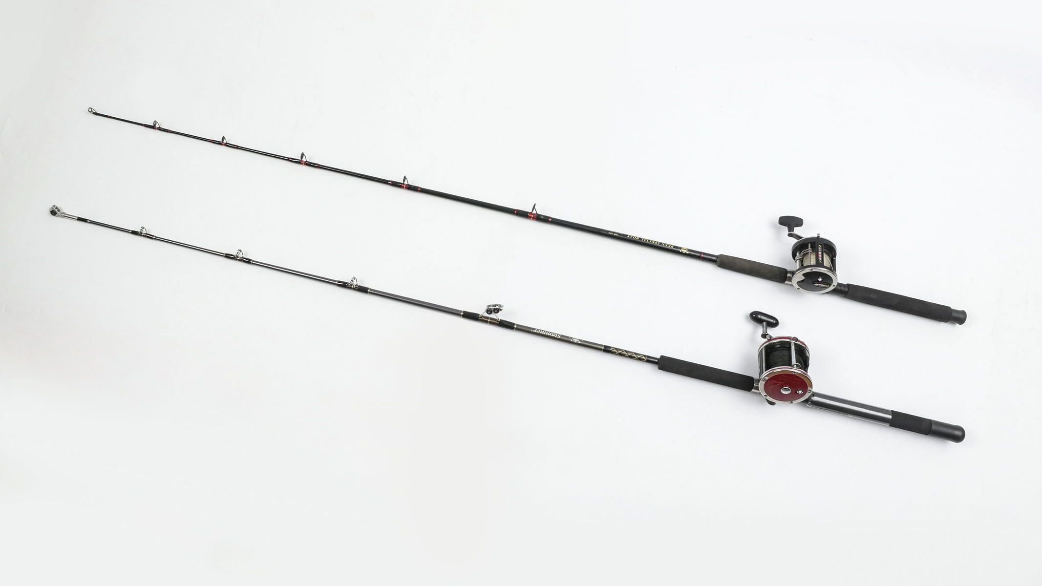 Appraisal: PC PENN FISHING RODS REELS Comprising - one pc Penn