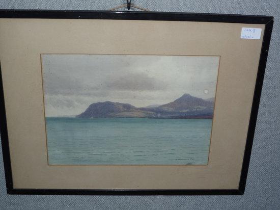 Appraisal: GEORGE DRUMMOND FISH - - View of Bray Head with