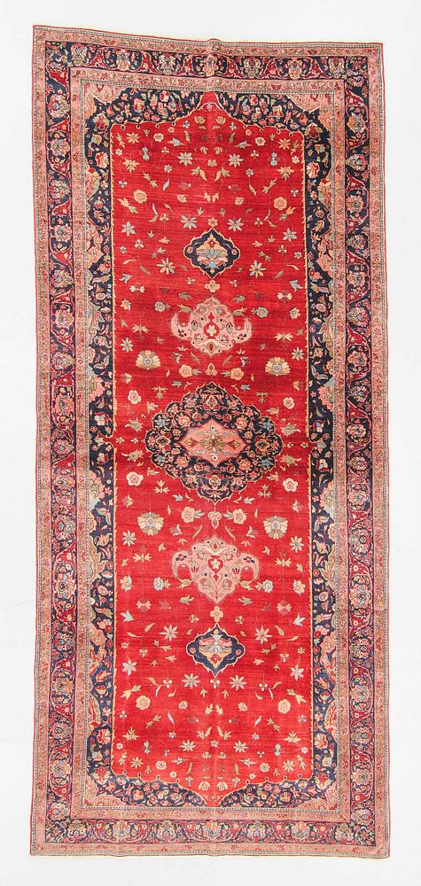 Appraisal: Antique Hereke Rug Persia ' '' x ' '' Antique