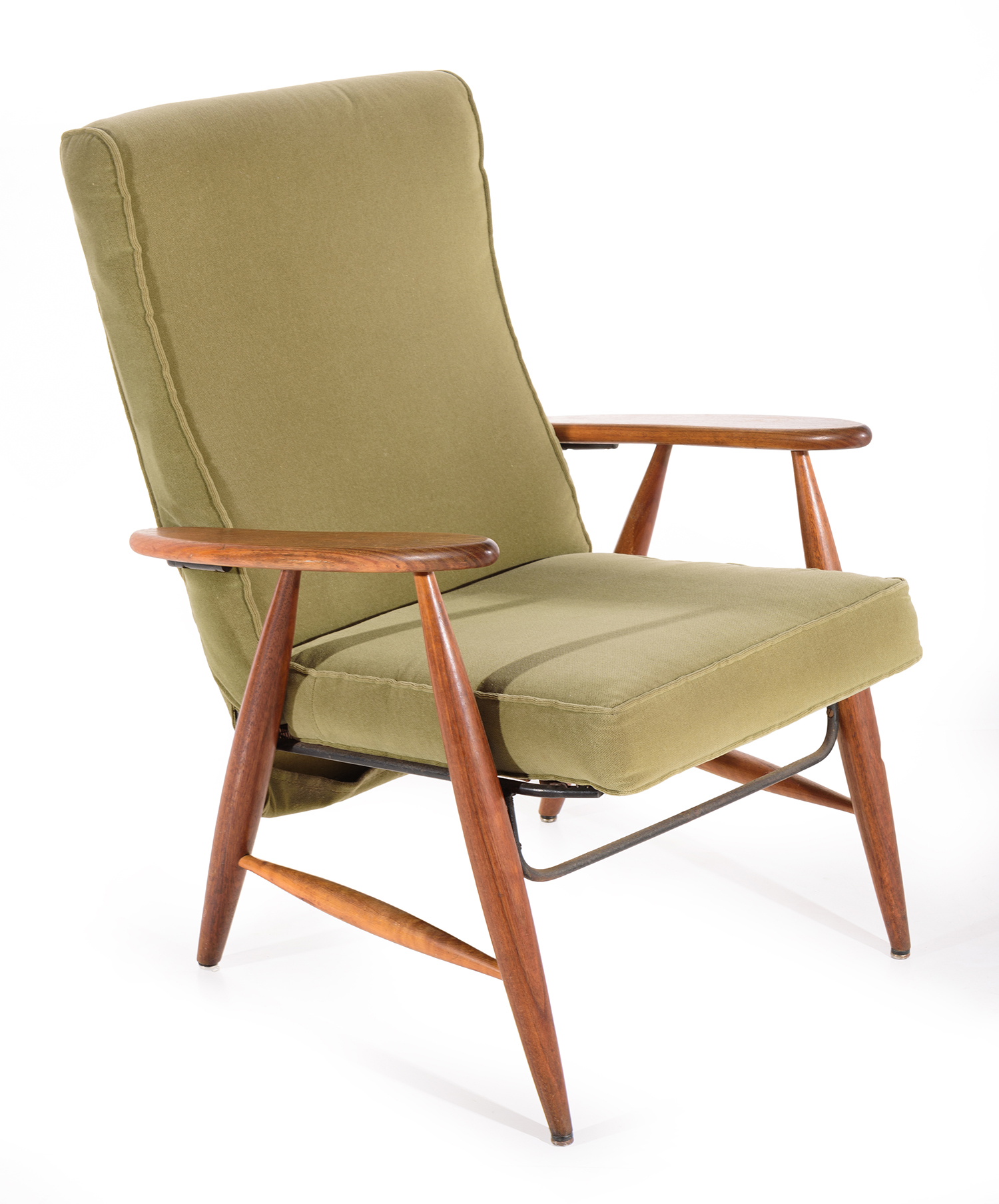 Appraisal: AUSTRALIAN ARMCHAIR CHAIR IN THE STYLE OF FRED WARD Green