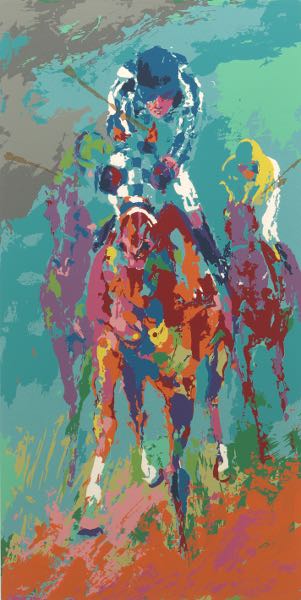 Appraisal: LEROY NEIMAN AMERICAN - x image size Secretariat II Limited