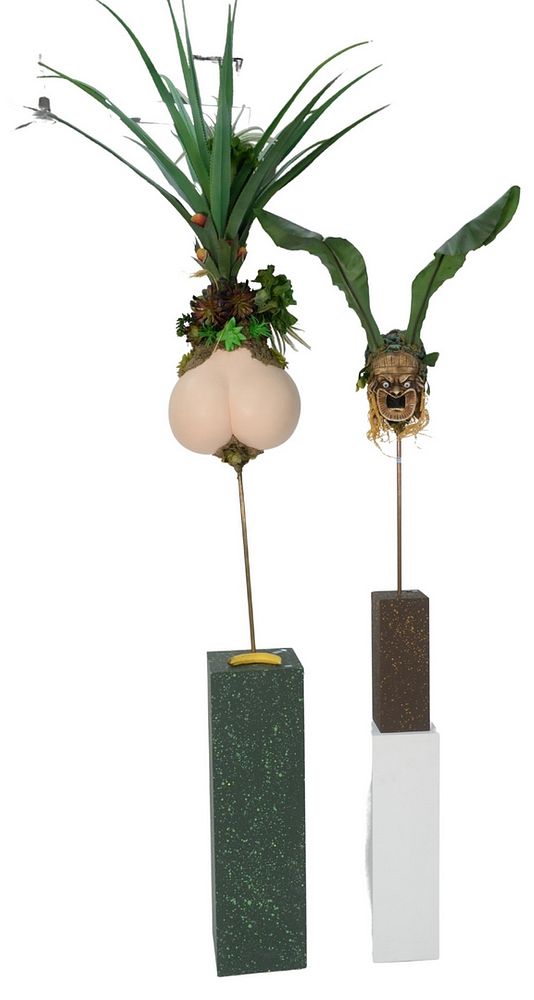 Appraisal: Theo Mercier French b Naturism and Green Tragedy polyester resin