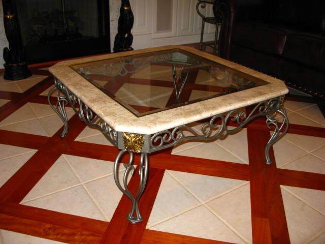 Appraisal: Designer Coffee Table x x in This lot is available