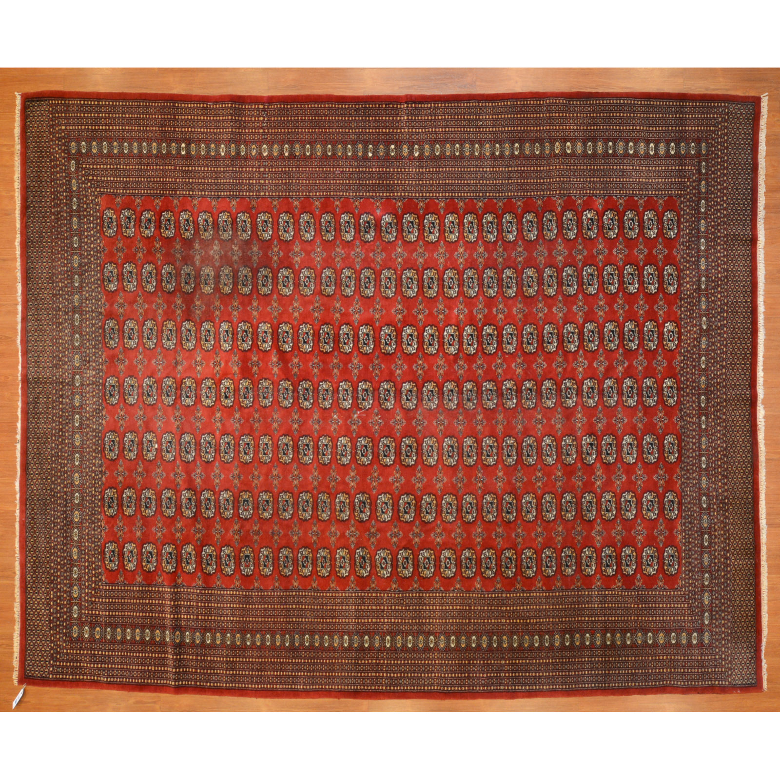 Appraisal: BOHKARA RUG PAKISTAN X Modern hand-knotted wool pile