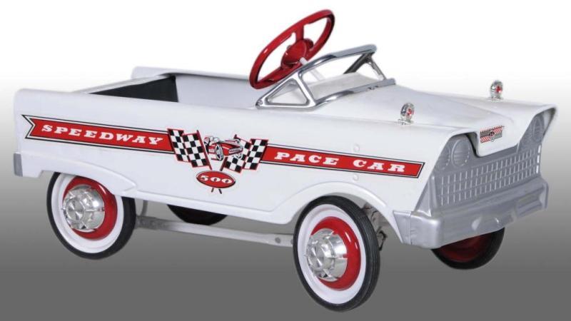 Appraisal: Pressed Steel Murray Speedway Pedal Car Description s Professionally restored