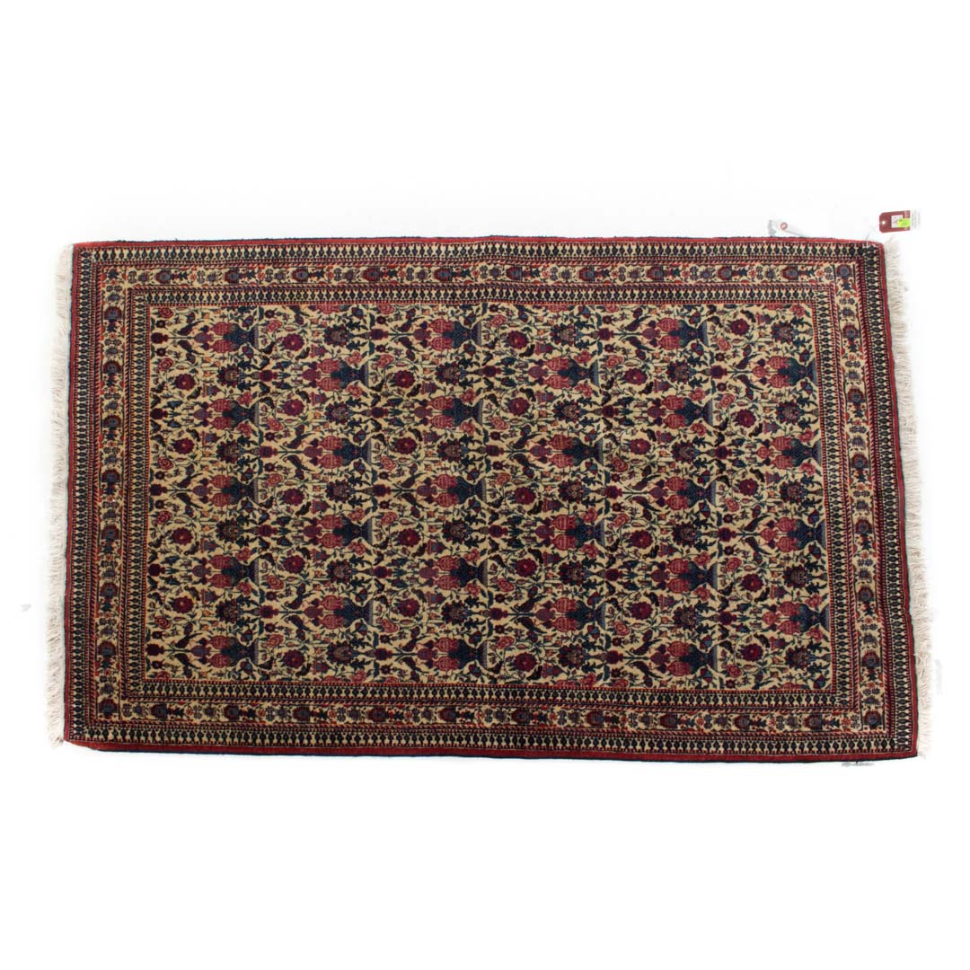 Appraisal: Antique Tehran rug approx x Iran circa Condition Excellent condition