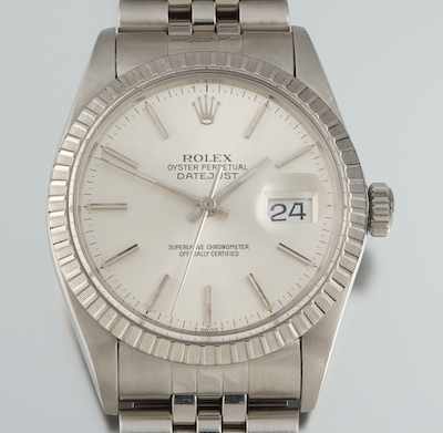 Appraisal: A Rolex Gentleman's Oyster Perpetual Datejust Watch Box and Papers