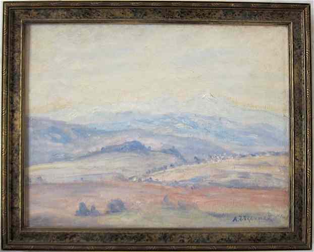 Appraisal: ALBERT JULIUS TREICHLER OIL ON CANVAS California - Landscape with