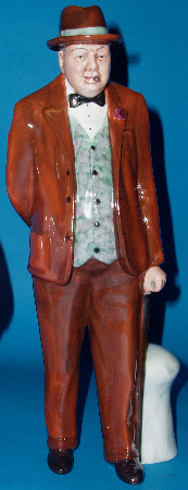 Appraisal: Prototype Figure Of Winston Churchill Different Colourway Not For Resale