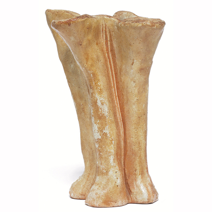 Appraisal: North Dakota School of Mines vase unusual organic form covered