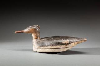 Appraisal: Merganser Hen Long Island NYc A decoy with carved eyes