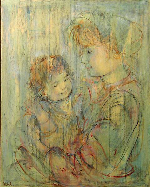 Appraisal: Edna Hibel American born Mother and child signed 'Hibel' lower