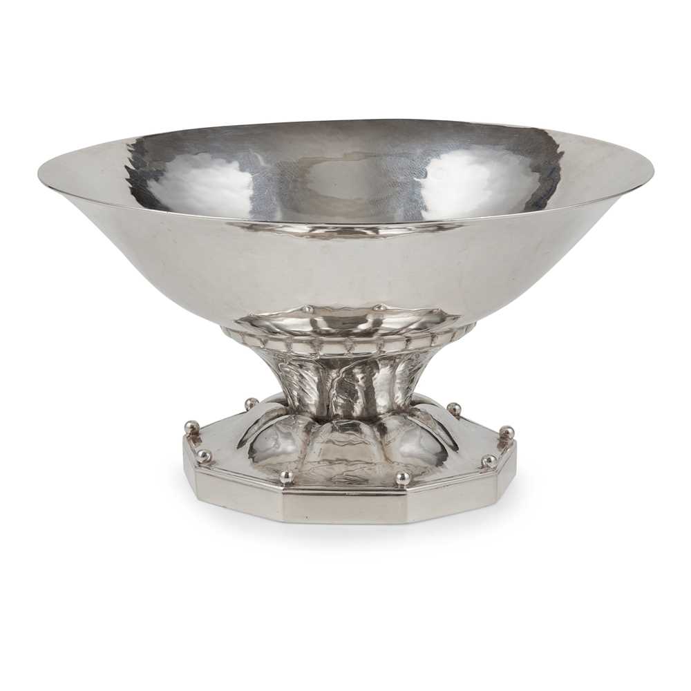 Appraisal: GEORG JENSEN - PEDESTAL BOWL CIRCA sterling silver stamped marks