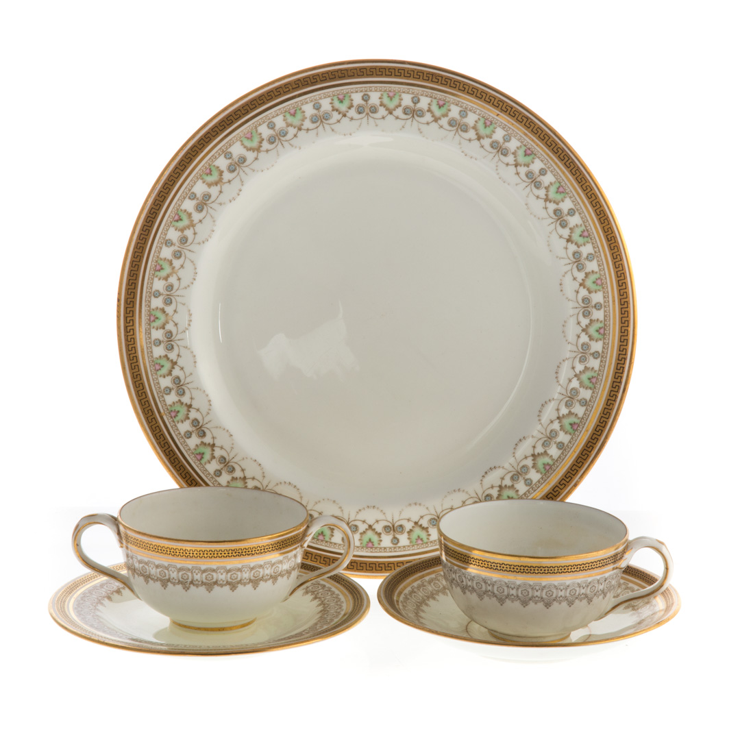 Appraisal: Cauldon china partial dinner service pieces comprising dinner plates bread