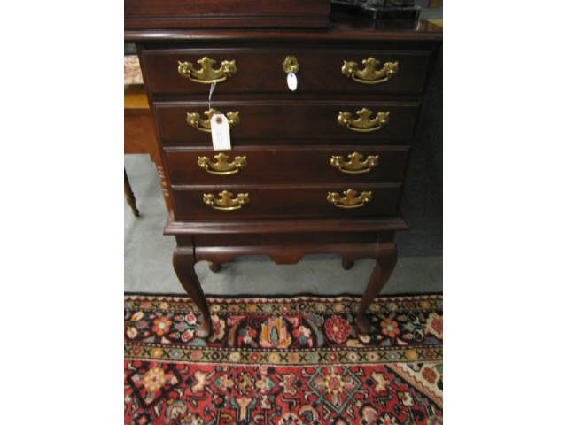 Appraisal: Silverware Chest on Stand four drawer