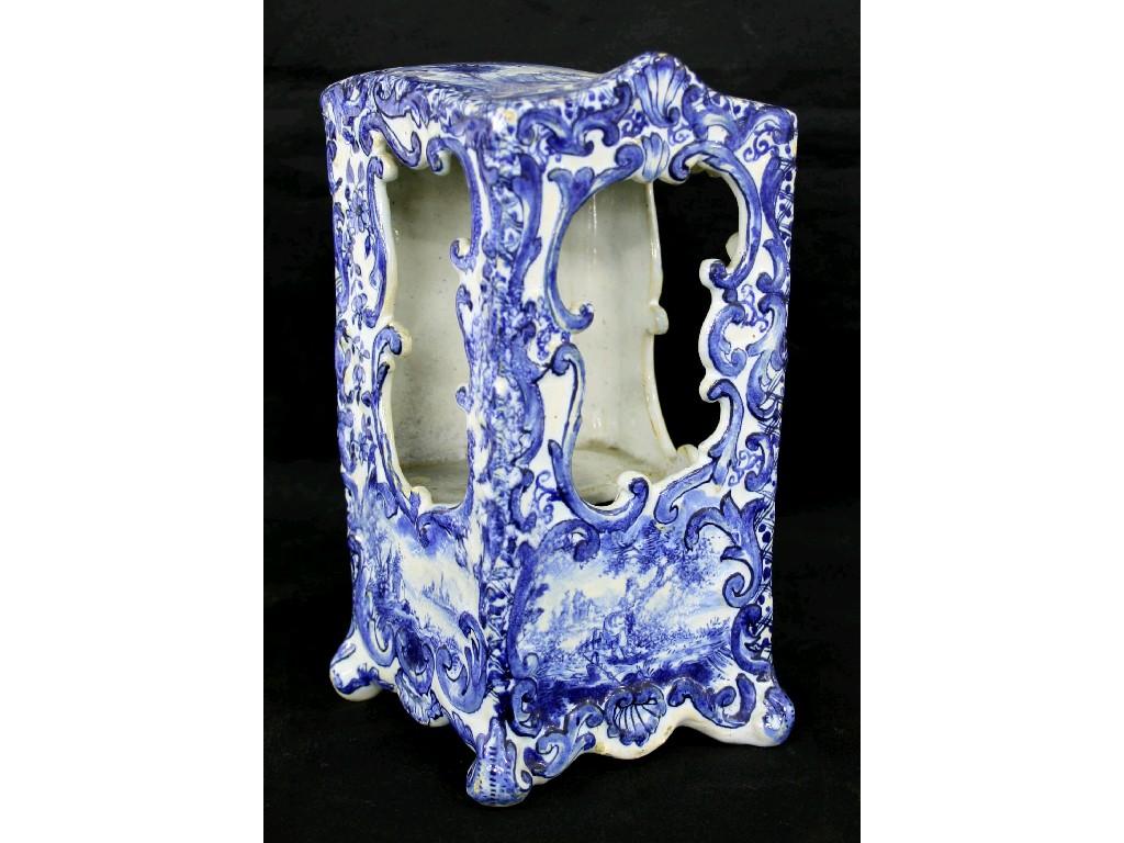 Appraisal: th century Delft blue and white model of a sedan