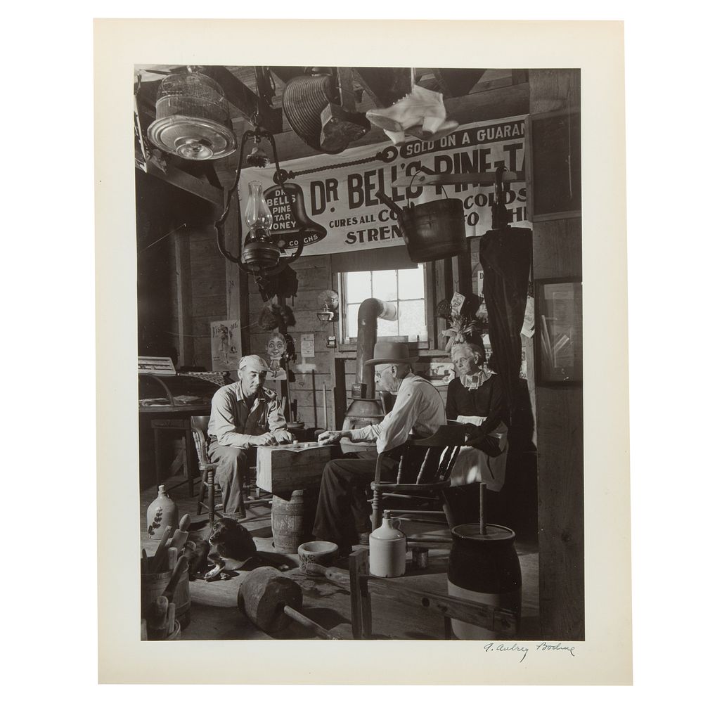 Appraisal: A Aubrey Bodine Country Store photograph American - Gelatin silver