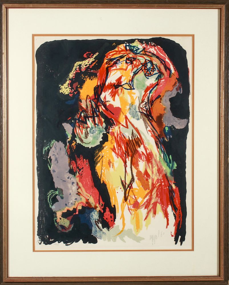 Appraisal: Karel Appel La Femme Lithograph in Colors Karel Appel Dutch