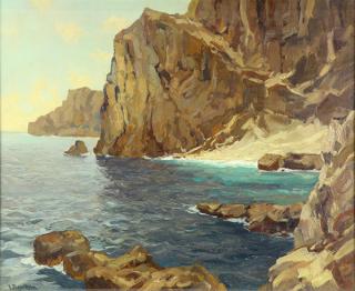 Appraisal: Painting Jean Mannheim Jean Mannheim American German - California Coast