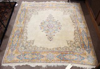 Appraisal: Persian Kerman carpet Persian Kerman carpet ' x '