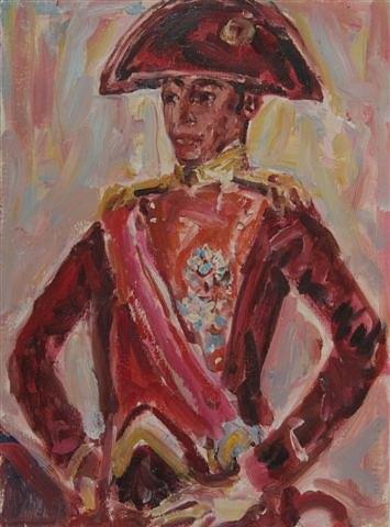 Appraisal: MARIAN KRATOCHWIL Polish - 'The Commander Soldier' Soldier study for