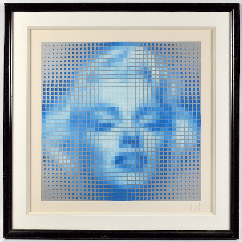 Appraisal: Yvaral Mystique I Marilyn Monroe Serigraph Yvaral Jean-Pierre Vasarely French