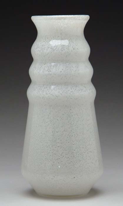 Appraisal: KIMBALL CINTRA VASE White cintra decoration on a tall vase