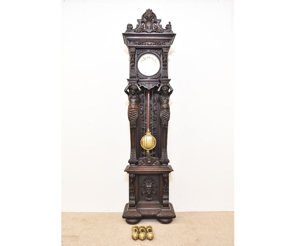 Appraisal: German -Day Tall Case Clock German -day tall case clock