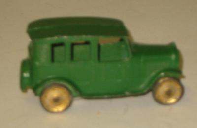 Appraisal: Tootsie Toys Sedan green issued E