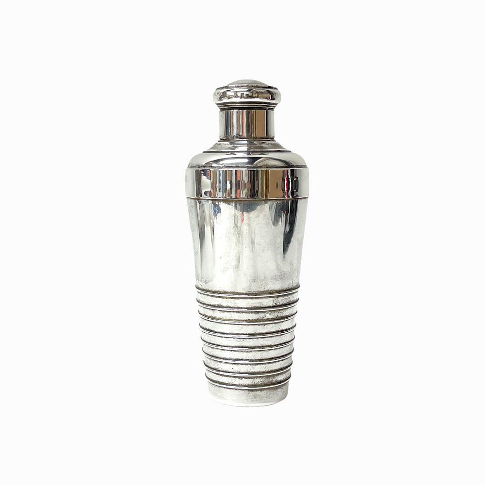 Appraisal: Stamped Antique Sterling Silver Shaker Stamped Antique Sterling Silver Shaker