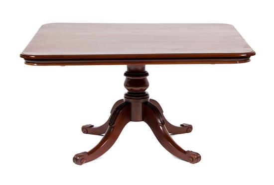 Appraisal: Sale Lot A Georgian Style Mahogany Breakfast Table th century