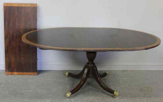 Appraisal: Stickley Audi Dining Room Table From a Park Avenue NYC