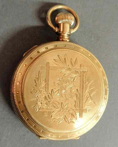 Appraisal: Waltham Seaside pocket watch k yg hunting case movement