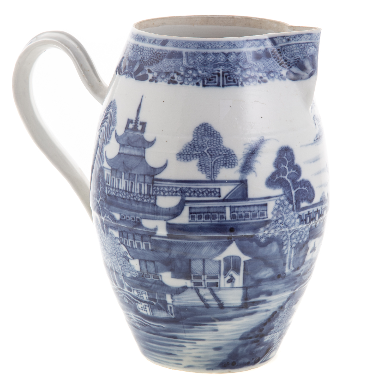 Appraisal: UNUSUAL MASON'S IRONSTONE CIDER JUG Circa in the Chinese Export