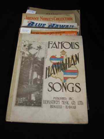 Appraisal: Hawaii Sheet Music Booklets including autographed by Johnny Noble