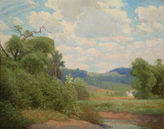 Appraisal: ALEXIS JEAN FOURNIER American - Cloud Shadows oil on masonite