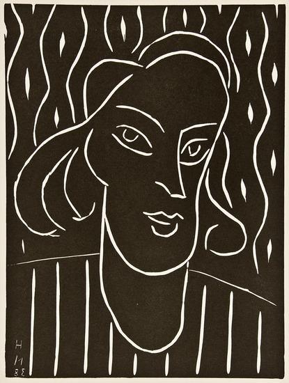 Appraisal: Henri Matisse - Teeny print Linoleum cut As included in