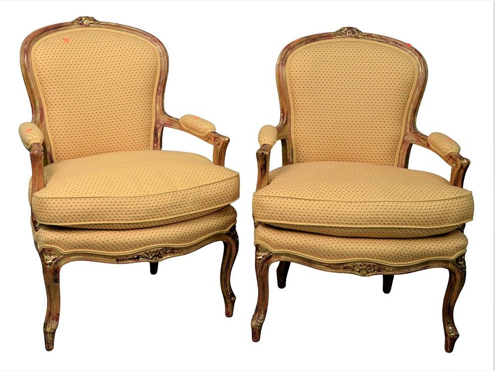 Appraisal: Devon Shops New York Custom Pair of Louis XV Style