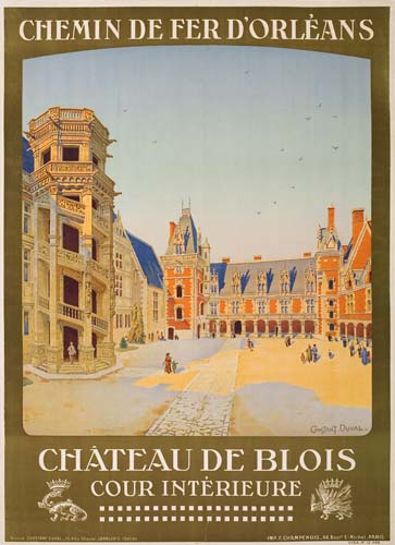 Appraisal: CONSTANT-DUVAL CHATEAUX DE BLOIS x inches F Chamenois paris Condition