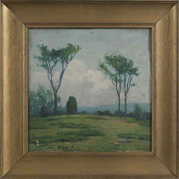 Appraisal: Arthur Edwin Bye American - oil on canvas landscape signed