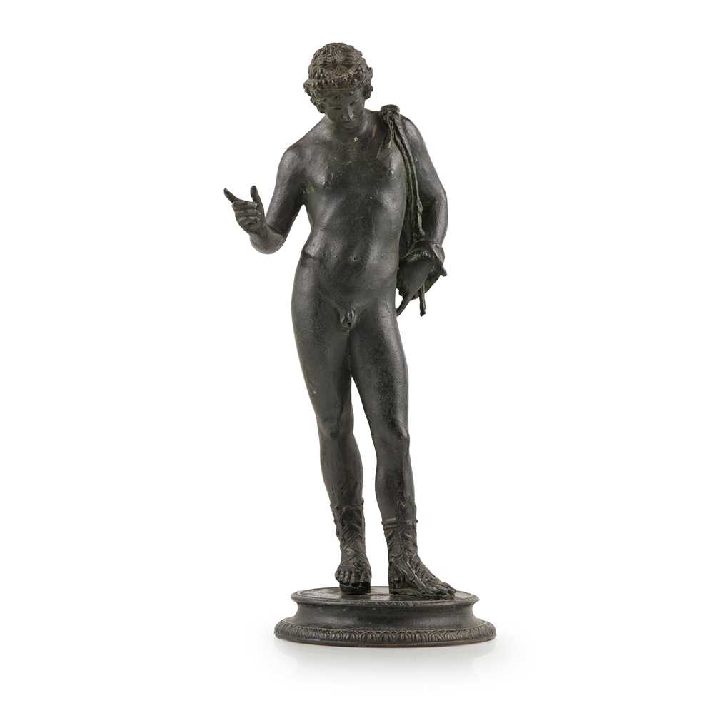 Appraisal: AFTER THE ANTIQUE ITALIAN BRONZE FIGURE OF NARCISSUS LATE TH