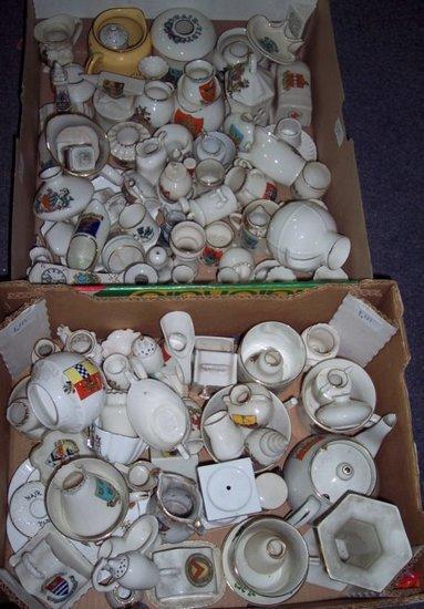 Appraisal: A large collection of Goss and other crested china