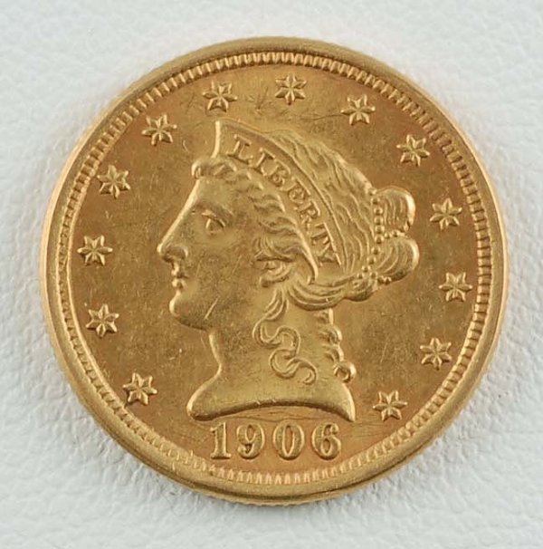 Appraisal: Liberty Head Quarter Eagle gold piece CONDITION About Uncirculate to