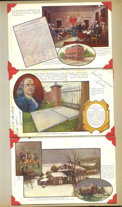 Appraisal: vol Post Card Album Philadelphia Environs ca - - Fairmount