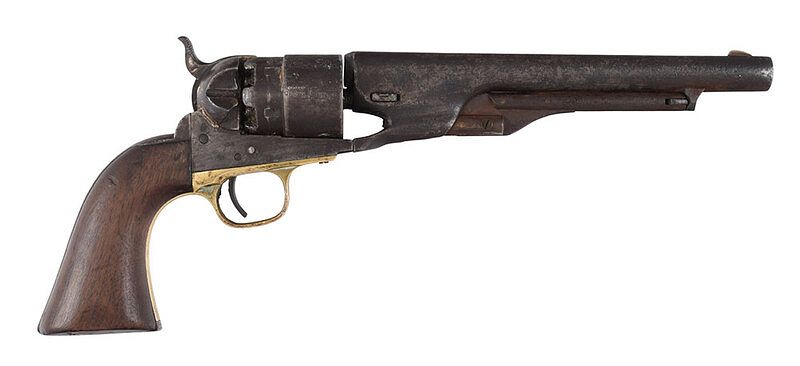 Appraisal: Colt Army Model Revolver serial number on brass trigger guard