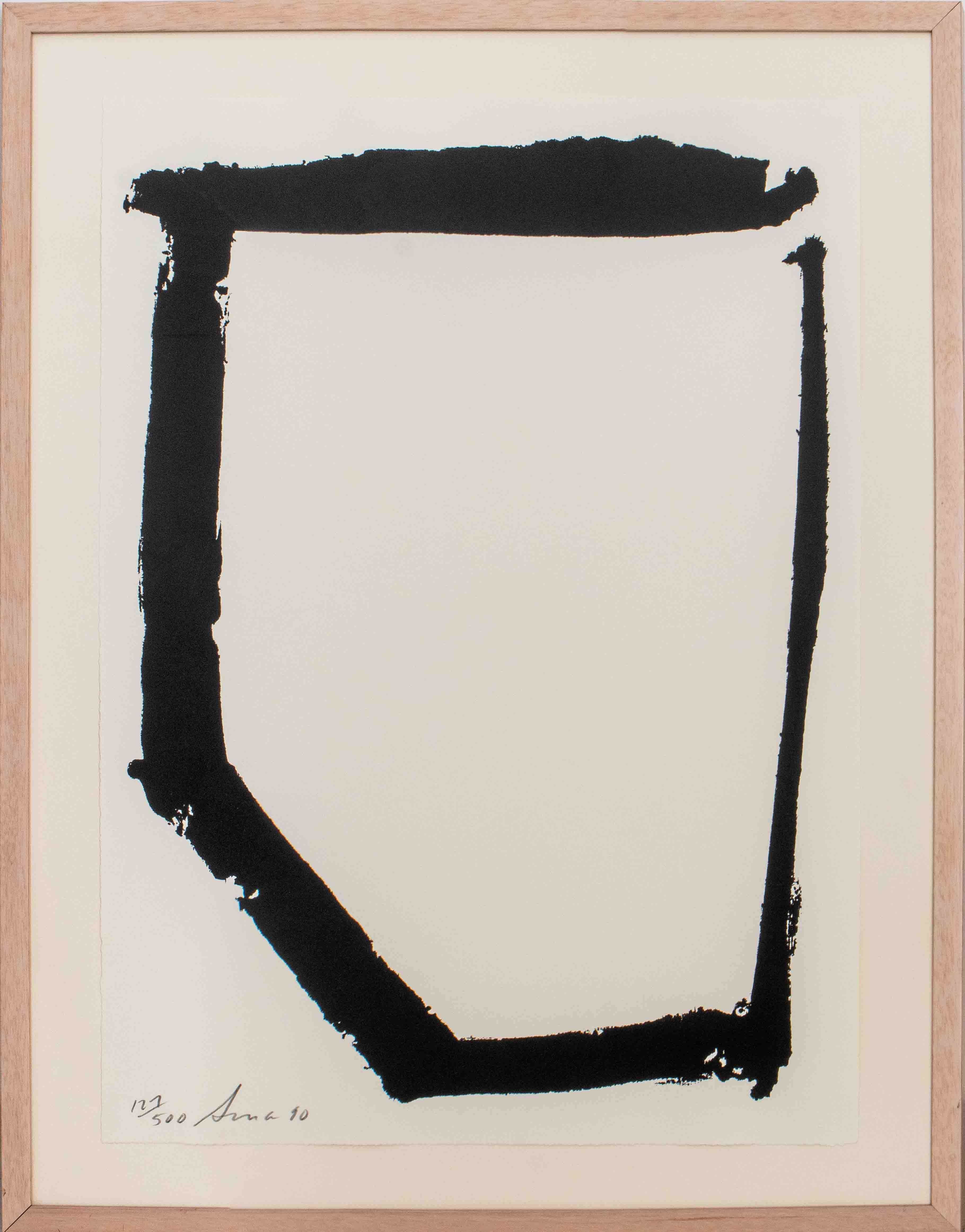 Appraisal: RICHARD SERRA UNTITLED FILM FORUM SCREENPRINT Richard Serra American b