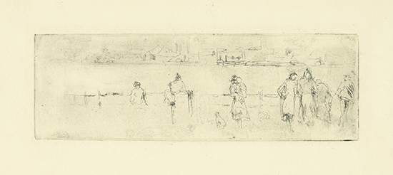 Appraisal: JAMES A M WHISTLER Little Dordrecht Etching circa printed later